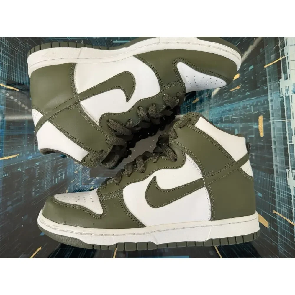 Nike Dunk Cargo Khaki High White Olive‎ Green Youth 6.5Y DB2179-105